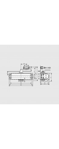Доводчик Dorma (Дорма) дверной TS 77 EN3, с рычажной тягой, белый Доводчик Dorma (Дорма) дверной TS 77 EN3, с рычажной тягой, белый
