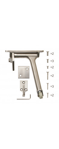 Координатор Fuaro (Фуаро) закрывания двустворчатых дверей DC-1002 INOX 304 (от 40 до 200 кг)