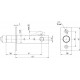 Задвижка Fuaro (Фуаро) врезная DB-PRO.867 (DB 867) CP (хром) 67мм