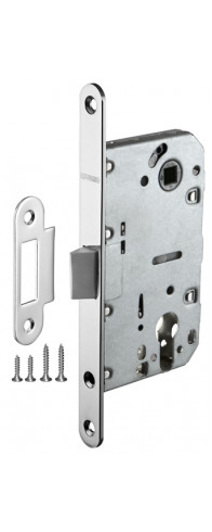 Корпус Fuaro (Фуаро) врезного замка c защёлкой PLASTP85C-50 (P85C-50) CP хром