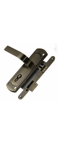 Корпус замка Punto (Пунто) с ручкой LOCKSET25.ORION.5558-1 (KIT P25 5558 ORION) AB бронза