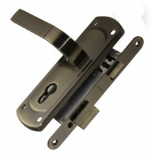 Корпус замка Punto (Пунто) с ручкой LOCKSET25.ORION.5558-1 (KIT P25 5558 ORION) AB бронза