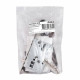 Корпус Ajax (Аякс) врезного замка с ручками на планке KIT А7-5555/3 W/B MOS