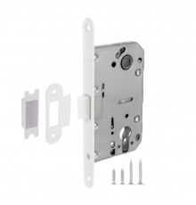 Корпус Fuaro (Фуаро) врезного замка c защёлкой PLASTP85C-50 (P85C-50) WH белый