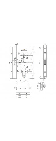 Корпус AGB (АГБ) замка магнит. под цил. MEDIANA POLARIS B06103.50.FM.567 с отв. планк B02402.05 (белый) Корпус AGB (АГБ) замка магнит. под цил. MEDIANA POLARIS B06103.50.FM.567 с отв. планк B02402.05 (белый)