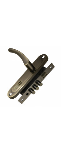 Замок Punto (Пунто) цилиндровый в комплекте с ручкой LOCKSET15.CRONA.4061-3 (KIT P15 4061/3 CRONA) AB бронза Замок Punto (Пунто) цилиндровый в комплекте с ручкой LOCKSET15.CRONA.4061-3 (KIT P15 4061/3 CRONA) AB бронза