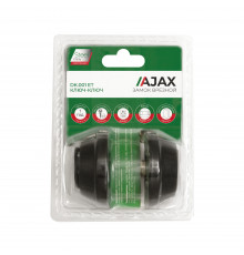 Замок Ajax (Аякс) врезной DK.001 ET BL черный