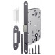 Корпус Fuaro (Фуаро) врезного замка c защёлкой PLASTP85C-50 (P85C-50) GR графит