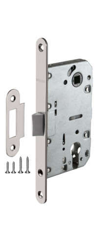 Корпус Fuaro (Фуаро) врезного замка c защёлкой PLASTP85C-50 (P85C-50) SN матовый никель Корпус Fuaro (Фуаро) врезного замка c защёлкой PLASTP85C-50 (P85C-50) SN матовый никель