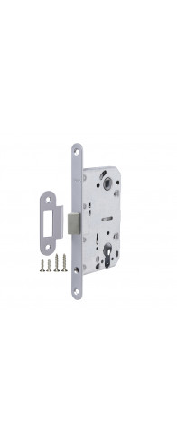 Корпус Fuaro (Фуаро) врезного замка c защёлкой PLASTP85C-50 (P85C-50) SSC сатинированный хром Корпус Fuaro (Фуаро) врезного замка c защёлкой PLASTP85C-50 (P85C-50) SSC сатинированный хром