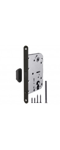 Корпус Fuaro (Фуаро) врезного замка MAGNM85C-50 (M85C-50) BL черный Корпус Fuaro (Фуаро) врезного замка MAGNM85C-50 (M85C-50) BL черный