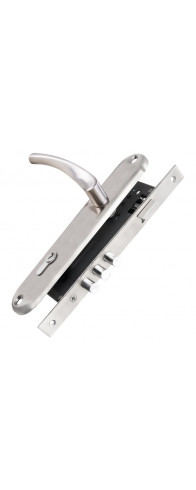 Замок Punto (Пунто) цилиндровый в комплекте с ручкой LOCKSET90.CRONA.4585-3 (KIT P90 4585/3 CRONA) SN мат.никель Замок Punto (Пунто) цилиндровый в комплекте с ручкой LOCKSET90.CRONA.4585-3 (KIT P90 4585/3 CRONA) SN мат.никель