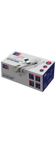 Корпус замка Punto (Пунто) с ручкой LOCKSET25.ORION.5558-1 (KIT P25 5558 ORION) SN/CP мат.никель/хром Корпус замка Punto (Пунто) с ручкой LOCKSET25.ORION.5558-1 (KIT P25 5558 ORION) SN/CP мат.никель/хром