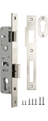 Корпус Fuaro (Фуаро) узкопрофильного замка с защелкой PROF153-25/85 (153-25/85) CP хром Корпус Fuaro (Фуаро) узкопрофильного замка с защелкой PROF153-25/85 (153-25/85) CP хром