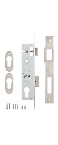 Корпус Kale kilit (Кале килит) узкопрофильного замка с защёлкой 153 (25 mm) w/b (никель) Корпус Kale kilit (Кале килит) узкопрофильного замка с защёлкой 153 (25 mm) w/b (никель)