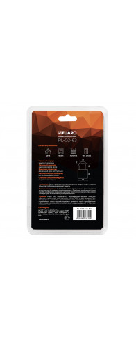 Замок Fuaro (Фуаро) навесной PL-PROTEC-0263 3key (PL-02-63) англ. /блистер Замок Fuaro (Фуаро) навесной PL-PROTEC-0263 3key (PL-02-63) англ. /блистер