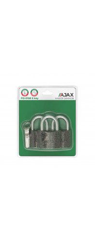 Набор Ajax (Аякс) замков навесных PD-0150 (3 locks+5 keys) blister Набор Ajax (Аякс) замков навесных PD-0150 (3 locks+5 keys) blister