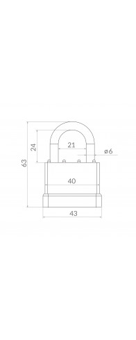 Замок Punto (Пунто) навесной PK-6540 3 key англ. Замок Punto (Пунто) навесной PK-6540 3 key англ.