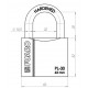 Замок Fuaro (Фуаро) навесной PL-PROTEC-3063 3key (PL-3063) англ. /блистер