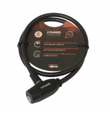 Замок Fuaro (Фуаро) тросовый PL-BIKE-0880-KEY (8х800) 2key(PL-0880-KEY) /подвес