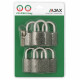 Набор Ajax (Аякс) замков навесных PD-0150 (6 locks+5 keys) blister
