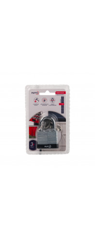 Замок Punto (Пунто) навесной PK-6540 3 key англ. Замок Punto (Пунто) навесной PK-6540 3 key англ.