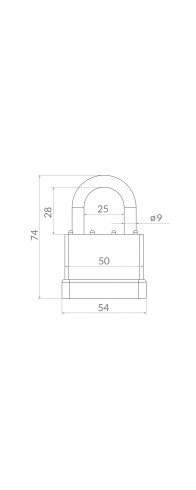 Замок Punto (Пунто) навесной PK-6550 3 key англ. Замок Punto (Пунто) навесной PK-6550 3 key англ.