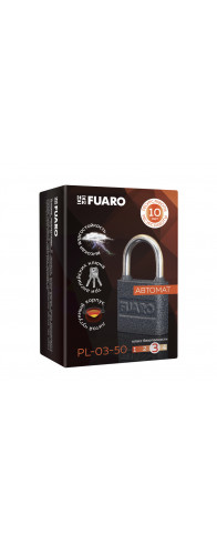 Замок Fuaro (Фуаро) навесной PL-UNI-0350 3key (PL-03-50) англ. /блистер Замок Fuaro (Фуаро) навесной PL-UNI-0350 3key (PL-03-50) англ. /блистер
