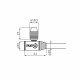 Замок Punto (Пунто) тросовый PK-BIKE-1080-KEY (10х800) 2key/подвес