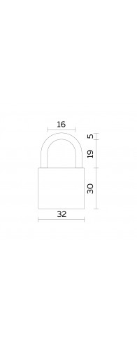 Замок Fuaro (Фуаро) навесной PL-PROTEC-0232 3key (PL-02-32) англ. /блистер Замок Fuaro (Фуаро) навесной PL-PROTEC-0232 3key (PL-02-32) англ. /блистер