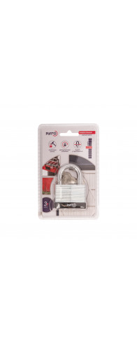 Замок Punto (Пунто) навесной PK-6550 3 key англ. Замок Punto (Пунто) навесной PK-6550 3 key англ.