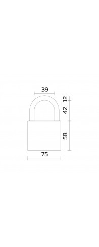Замок Fuaro (Фуаро) навесной PL-PROTEC-0275 3key (PL-02-75) англ. /блистер Замок Fuaro (Фуаро) навесной PL-PROTEC-0275 3key (PL-02-75) англ. /блистер