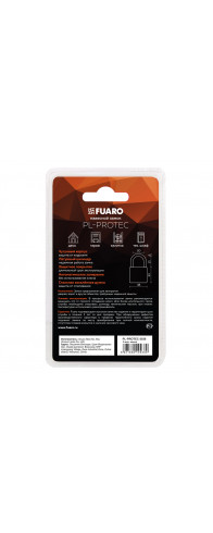 Замок Fuaro (Фуаро) навесной PL-PROTEC-3038 3key (PL-3038) англ. /блистер Замок Fuaro (Фуаро) навесной PL-PROTEC-3038 3key (PL-3038) англ. /блистер