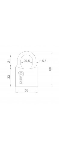 Замок Punto (Пунто) навесной PK-0138 3 key англ.ключ. Замок Punto (Пунто) навесной PK-0138 3 key англ.ключ.