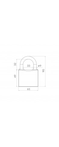 Замок Punto (Пунто) навесной PK-0163 3 key англ.ключ. Замок Punto (Пунто) навесной PK-0163 3 key англ.ключ.