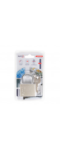 Замок Punto (Пунто) навесной PK-1550 SN-3 3 key диск.ключ Замок Punto (Пунто) навесной PK-1550 SN-3 3 key диск.ключ