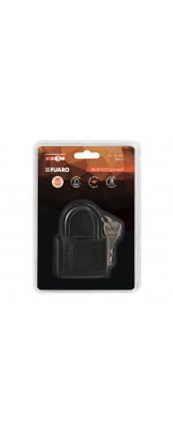 Замок Fuaro (Фуаро) навесной PL-WEATHER-1560 Black 4 fin key ( PL-15-60) диск. /блистер Замок Fuaro (Фуаро) навесной PL-WEATHER-1560 Black 4 fin key ( PL-15-60) диск. /блистер