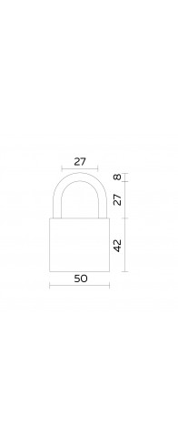 Замок Fuaro (Фуаро) навесной PL-PROTEC-0250 3key (PL-02-50) англ. /блистер Замок Fuaro (Фуаро) навесной PL-PROTEC-0250 3key (PL-02-50) англ. /блистер