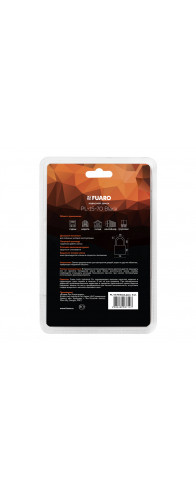 Замок Fuaro (Фуаро) навесной PL-WEATHER-1570 Black 4 fin key ( PL-15-70) диск. /блистер