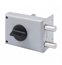 Замок Omega (Омега) накладной цилиндровый ЗН1-1.2 ГЛ серый, 5 кл.