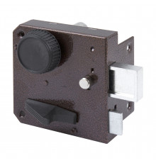 Замок Omega (Омега) накладной цилиндровый ЗН3А ПНЗ медь, 5 кл.