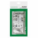 Защелка Ajax (Аякс) врезная PLASTLP72-50 (LP72-50) WH белый