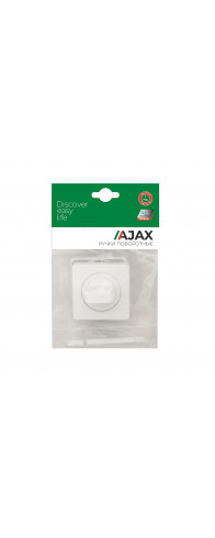 Ручка Ajax (Аякс) поворотная BK6.K.JK51 (BK6 JK) WH-19 белый