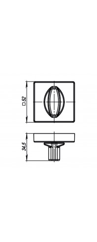 Ручка Armadillo (Армадилло) поворотная BK6.K.USQ52 FSG-39 флорентийское золото Ручка Armadillo (Армадилло) поворотная BK6.K.USQ52 FSG-39 флорентийское золото