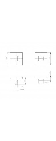 Ручка Ajax (Аякс) поворотная BK6.K.JS51 (BK6 JS) SSG-39 сатинированное золото Ручка Ajax (Аякс) поворотная BK6.K.JS51 (BK6 JS) SSG-39 сатинированное золото