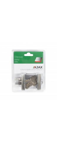 Ручка поворотная Ajax (Аякс) с фиксацией ключом BK6.FIX.JK SN-3 мат.никель Ручка поворотная Ajax (Аякс) с фиксацией ключом BK6.FIX.JK SN-3 мат.никель