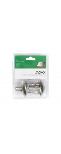Ручка поворотная Ajax (Аякс) с фиксацией ключом BK6.FIX.JR SN-3 мат.никель Ручка поворотная Ajax (Аякс) с фиксацией ключом BK6.FIX.JR SN-3 мат.никель