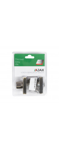 Ручка поворотная Ajax (Аякс) с фиксацией ключом BK6.FIX.JK AB-7 бронза Ручка поворотная Ajax (Аякс) с фиксацией ключом BK6.FIX.JK AB-7 бронза