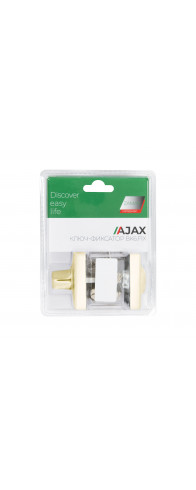 Ручка поворотная Ajax (Аякс) с фиксацией ключом BK6.FIX.JK GP-5 золото Ручка поворотная Ajax (Аякс) с фиксацией ключом BK6.FIX.JK GP-5 золото