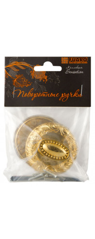 Ручка Fuaro (Фуаро) поворотная BK6.R.SM58 (BK6 SM) RB-10 французское золото Ручка Fuaro (Фуаро) поворотная BK6.R.SM58 (BK6 SM) RB-10 французское золото